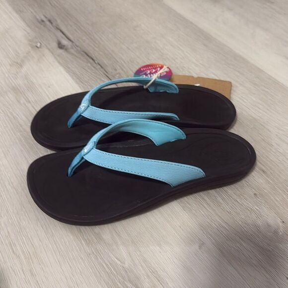 NWT- OluKai- KULAPA KAI- Shave ice edition-Cotton Candy/Black- Size US women’s 6 - Picture 5 of 10